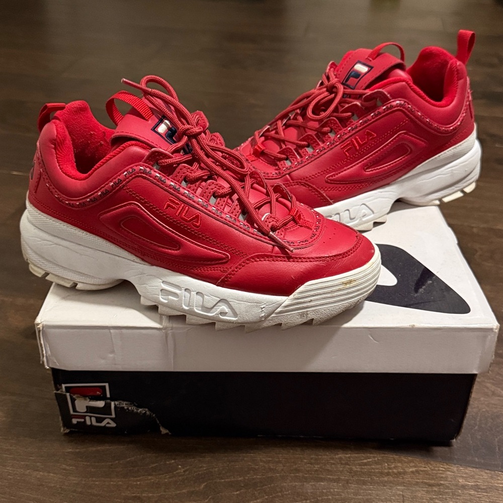 Fila Women’s Disruptor II Premium Repeat Sneakers